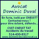 Dominic Duval - Avocat - CNESST CSST  logo